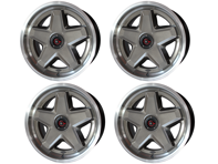 speedART 18' ATS style monobloc and cover wheel set Grey. Porsche 964 / 993 / 996 / 997.1 / 986 / 987 / 928